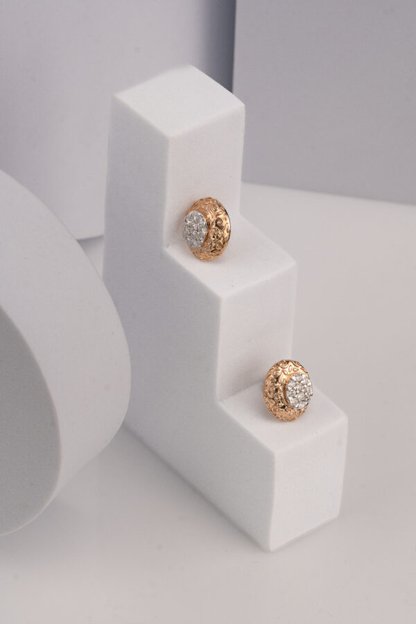 ROUND BRILLIANT EARRING